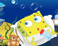 Spongyabob - Baby Spongebob diaper change