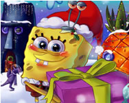 Spongyabob - Spongebob christmas jigsaw puzzle