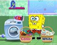 Spongebob and patrick star washing pants Spongyabob jtkok