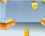 Spongebob cheese dropper játék