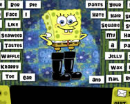 Sponge Bob squeky boot blurbs Spongyabob ingyen jtk