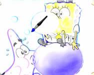 Spongebob and Patrick coloring game online jtk