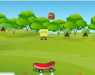 Spongebob food catcher Spongyabob HTML5 jtk