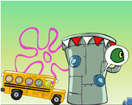 Spongyabob - Spongebob school bus
