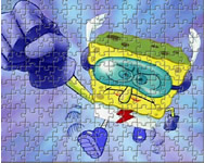 Superhero SpongeBob puzzle jtk